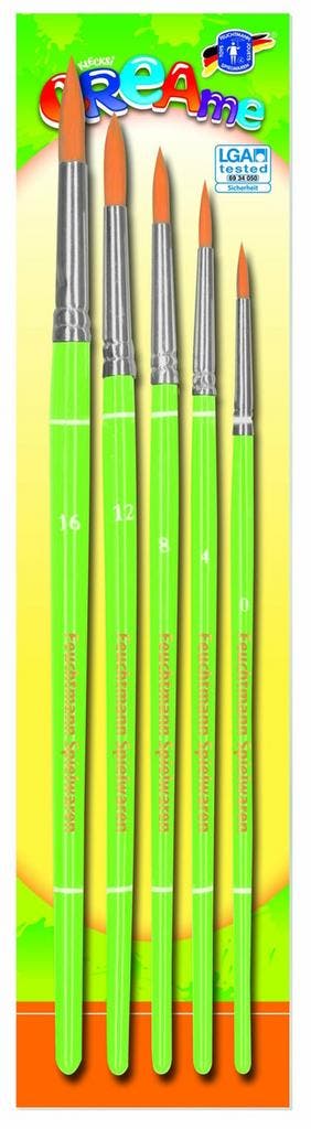 Feuchtmann - Set penselen 5 stuks, verschillende grootte, Verzenden, Nieuw, Knutselen