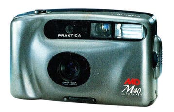 Praktica MD M40 Zoom Point and Shoot Film Camera - Zwart, Verzenden, Zo goed als nieuw
