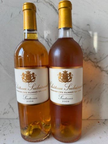2009 Chateau Suduiraut - Sauternes 1er Cru Classé - 2 Fles, Verzamelen, Nieuw
