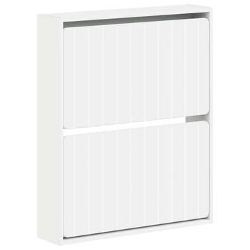 vidaXL Wandgemonteerde Schoenkast ZWOLLE 71 x 17 x 86 cm, Verzenden, Nieuw