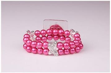 Corsage Polscorsage-armband Dancing Butterflies Pink, Ophalen of Verzenden, Nieuw