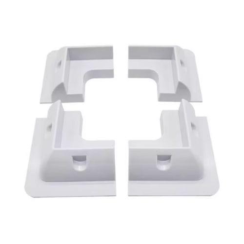 Montagebeugel zonnepaneel hoekprofiel (4 stuks) - wit, Caravans en Kamperen, Camper-accessoires, Nieuw, Ophalen of Verzenden