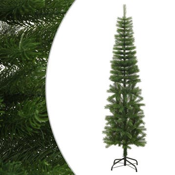 Kerstboom 210cm smal pe | retourdeal 43% korting, Diversen, Ophalen of Verzenden, Zo goed als nieuw