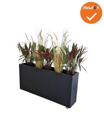 Verrijdbare plantenbak - 160x80cm - Zwart (Accessoires), Werkplek, Ophalen of Verzenden, Gebruikt, Overige typen