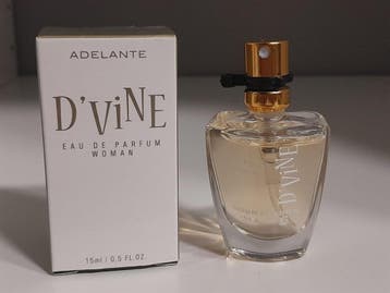 Adelante DVine for women eau de parfum mini parfum 15ml, Verzenden, Nieuw