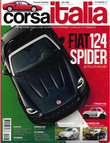 2016 CORSA ITALIA MAGAZINE 15 NEDERLANDS, Nieuw, Author