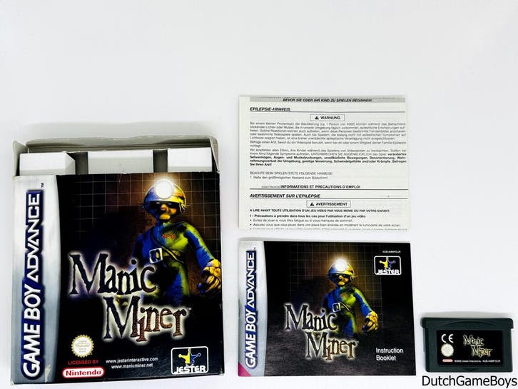 Gameboy Advance / GBA - Manic Miner - EUR, Spelcomputers en Games, Games | Nintendo Game Boy, Gebruikt, Verzenden