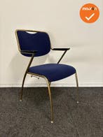 Brunner Vergaderstoel - Blauwe stoffering (Vergaderstoelen), Vergader- of Presentatieruimte, Ophalen of Verzenden, Gebruikt, Stoel