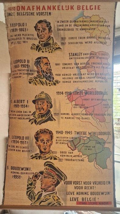 LIN SCHOLL ANTIQUE VINTAGE - Etablissements Steppe Ninove -, Antiek en Kunst, Kunst | Tekeningen en Foto's