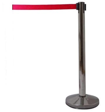 Afzetpaal Verschroomd | 98 cm Hoog | Rood Koort | Per 2 S..., Verzenden, Nieuw in verpakking