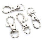 Musketon haak - 23mm - Draaibaar - Swivel - Zilver, Ophalen of Verzenden, Nieuw