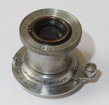 Leica Elmar 3.5/5cm - LTM - 1940s - not authentic Luftwaffe