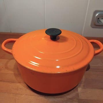 Le Creuset - Braadpan - Geëmailleerde font - , vintage