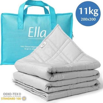 2dekans | EL-Life Verzwaringsdeken 11kg 200 x 200cm -, Ophalen of Verzenden, Zo goed als nieuw