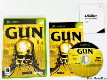 Xbox Classic - Gun + Reg. Card - English, Verzenden, Gebruikt