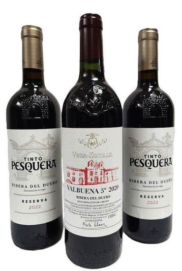 2020 Vega Sicilia, Valbuena 5º Año x1 & 2022 Tinto Pesquera, Nieuw