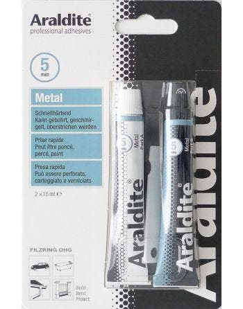 Araldite steel 2 x 15 ml, dubbelspuit, Verzenden, Nieuw