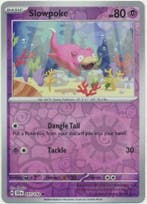 Slowpoke 057/142 Reverse Holo Stellar Crown, Ophalen of Verzenden, Nieuw, Losse kaart, Foil