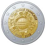 Frankrijk 2 Euro 10 Jaar Euro 2012, Postzegels en Munten, Munten | Europa | Euromunten, Verzenden