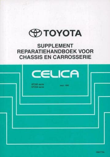 1995 Toyota Celica chassis / carrosserie reparatiehandboek, Verzenden