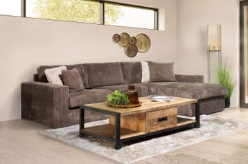 Loungebank Leiden - loungebanken, Nieuw, 150 cm of meer, Stof, 200 tot 250 cm