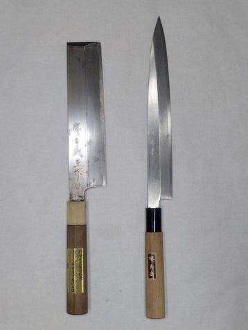 Keukenmes - Staal, Hout - Japan - Traditioneel Japans