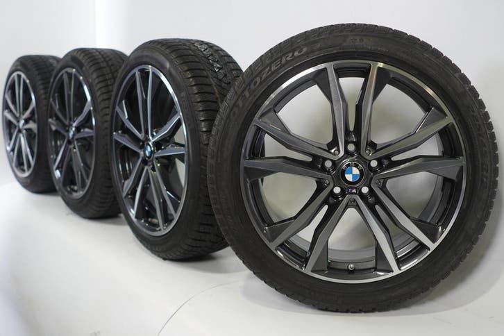 BMW X1 F48 X2 F39 715M 19 inch velgen Pirelli Runflat Winter, Auto-onderdelen, Banden en Velgen, Velg(en), Gebruikt, 19 inch, Winterbanden