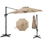 LIVSK Verstelbare Zweefparasol 294 x 247 cm - 360° Rotatie -, Verzenden, Nieuw