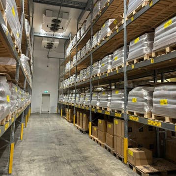 Gebruikte Dexion P90 palletstelling 7200x3400x1100mm (hxbxd)