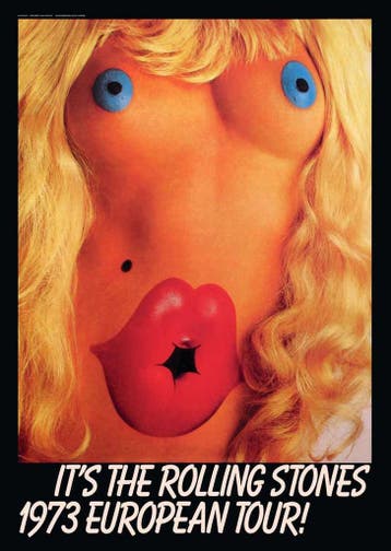 Posters - Poster Rolling Stones - European Tour, Verzenden, Zo goed als nieuw