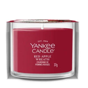 Yankee Candle Red Apple Wreath Mini Filled Votive - 37gr, Ophalen of Verzenden, Nieuw, Overige typen