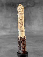 Snijwerk, NO RESERVE PRICE - Stunning grim reaper carving, Antiek en Kunst