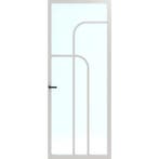 Skantrae binnendeur SSL14615 93x231,5 (Wit, Blankglas), Doe-het-zelf en Verbouw, Deuren en Horren, 80 tot 100 cm, 215 cm of meer