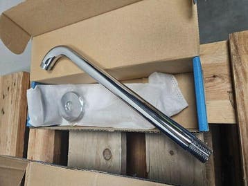 GROHE Rainshower Douchearm - wandarm 29cm - ronde rozet, Ophalen of Verzenden, Nieuw, Chroom, Bad