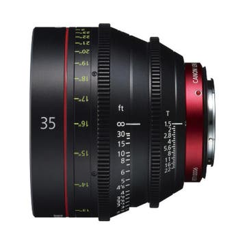Canon CN-E 35mm T1.5 L F objectief - Tweedehands, Verzenden, Zo goed als nieuw, Overige typen