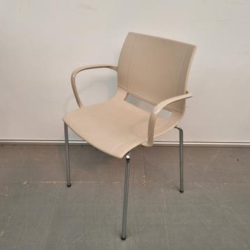 Kush & Co Universo vergaderstoelen - taupe kunststof (alleen, Ophalen of Verzenden, Nieuw