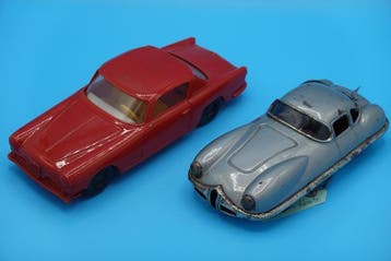 Asahi Toys und Samtoys - Blikken speelgoed - Alfa Romeo, Antiek en Kunst, Antiek | Speelgoed