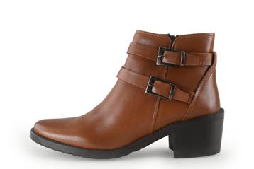 Mano Enkellaarzen in maat 36 Cognac, Kleding | Dames, Overige kleuren, Verzenden, Mano, Lage of Enkellaarzen