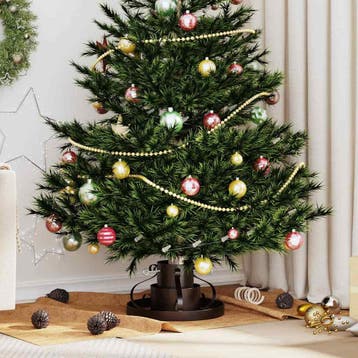 vidaXL Kerstboomstandaard Antiek koper 40 x 40 x 20.5 cm, Verzenden, Nieuw