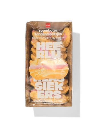 HEMA Roomboter fondantspritsjes 160gr, Verzenden
