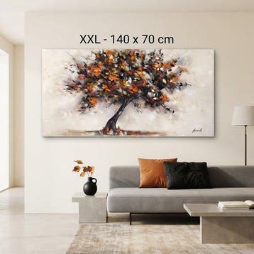 Monika Spiewak - Tree - Oil Painting Stretched On The Frame