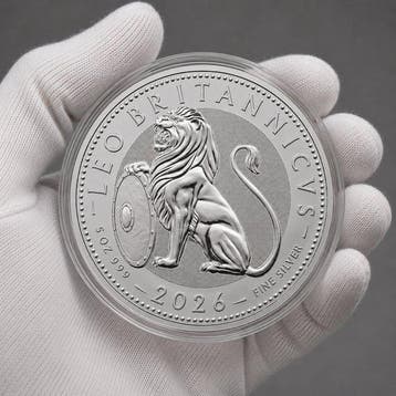 Verenigd Koninkrijk. 10 Pounds 2026, The British Lion - 5 oz, Postzegels en Munten