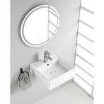 Wiesbaden Larx Opzetwastafel - Vierkant - 46x46x16.5cm -, Ophalen of Verzenden, Nieuw