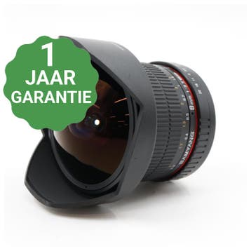 Samyang 8mm f/3.5 Fisheye Canon CSII, Audio, Tv en Foto, Verzenden, Gebruikt