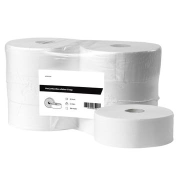Jumborollen (Maxi) | FSC-Cellulose (2-Laags) | Wit |, Verzenden, Nieuw in verpakking