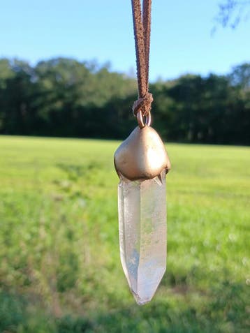 Lemurian laser kristal hangers en andere edelstenen, Verzenden, Mineraal