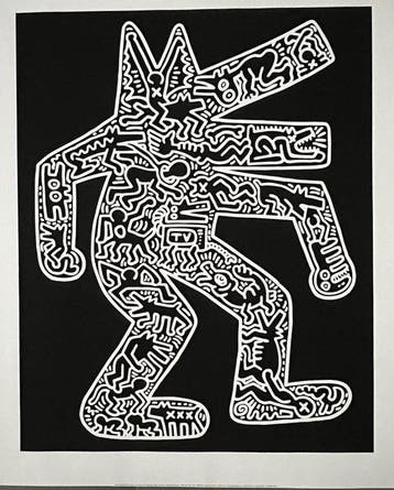 Keith Haring, after - Dog - Jaren 1990