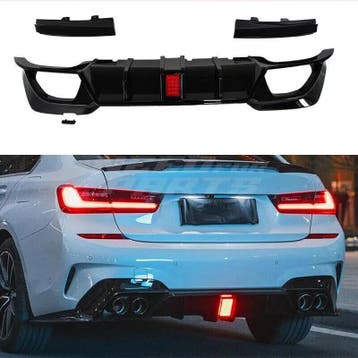 Diffuser With LED Voor BMW 3 Series G20/G21 Pre-LCI M Sport, Ophalen of Verzenden, Nieuw