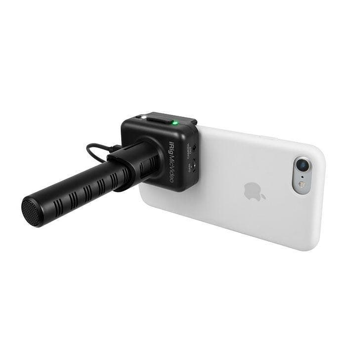 IK Multimedia iRig Mic Video Universal digital shotgun, Muziek en Instrumenten, Microfoons, Zo goed als nieuw, Ophalen of Verzenden