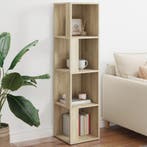 vidaXL Hoekkast 33x33x132 cm bewerkt hout sonoma, Verzenden, Nieuw